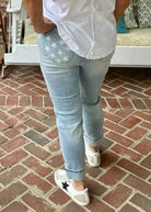 Judy Blue Jean | Gulfport | Americana Flag | Boyfriend Jeans - Judy Blue Jeans -Jimberly's Boutique-Olive Branch-Mississippi