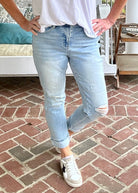 Judy Blue Jean | Gulfport | Americana Flag | Boyfriend Jeans - Judy Blue Jeans -Jimberly's Boutique-Olive Branch-Mississippi