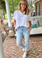 Judy Blue Jean | Gulfport | Americana Flag | Boyfriend Jeans - Judy Blue Jeans -Jimberly's Boutique-Olive Branch-Mississippi