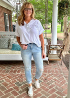 Judy Blue Jean | Gulfport | Americana Flag | Boyfriend Jeans - Judy Blue Jeans -Jimberly's Boutique-Olive Branch-Mississippi