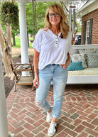 Judy Blue Jean | Gulfport | Americana Flag | Boyfriend Jeans - Judy Blue Jeans -Jimberly's Boutique-Olive Branch-Mississippi