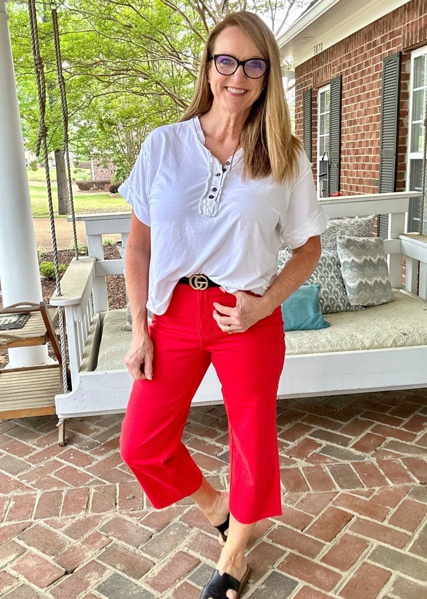 Judy Blue Jeans | Brandon | Red | Tummy Control - Judy Blue Jeans - Jimberly's Boutique - Olive Branch - Mississippi