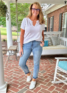 Judy Blue | Mid Rise | Rigid Magic | Boyfriend Denim - Judy Blue Jeans - Jimberly's Boutique - Olive Branch - Mississippi