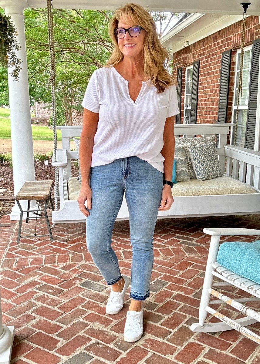 Judy Blue | Mid Rise | Rigid Magic | Boyfriend Denim - Judy Blue Jeans - Jimberly's Boutique - Olive Branch - Mississippi