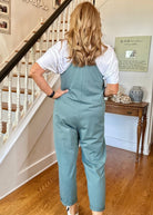 Julia Spaghetti Strap Pocketed Jumpsuit - Ash Jade | Zenana - jumpsuit - Jimberly's Boutique - Olive Branch - Mississippi