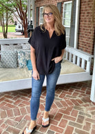 Keep It Classy Top - Black - Shirts & Tops -Jimberly's Boutique-Olive Branch-Mississippi