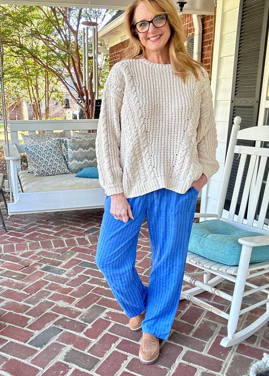 Kori Casual Pants - Blue - Jimberly's Boutique - Olive Branch - Mississippi