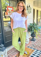 Kori Casual Pants - Sage Green - Jimberly's Boutique - Olive Branch - Mississippi