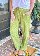 Kori Casual Pants - Sage Green - Jimberly's Boutique - Olive Branch - Mississippi