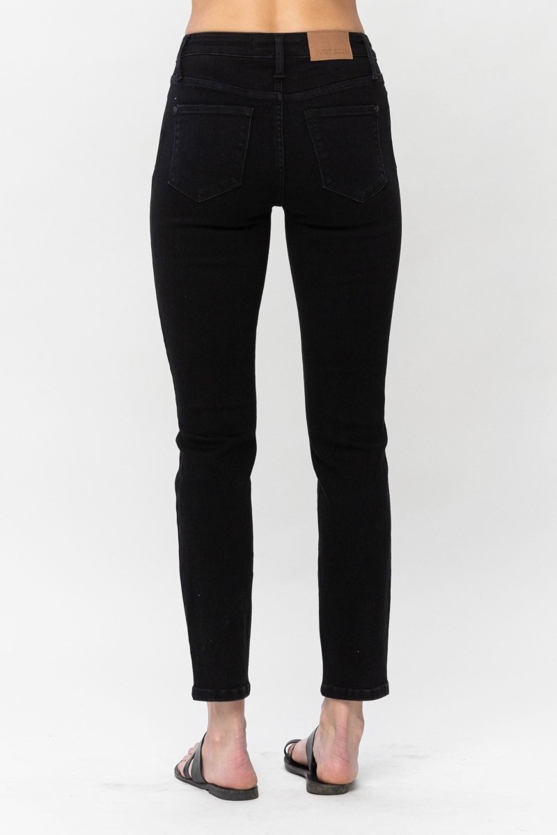 Kosciusko Black Slim Fit Jeans | Judy Blue - Judy Blue Jeans - Jimberly's Boutique - Olive Branch - Mississippi