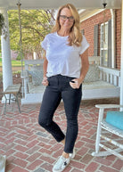 Kosciusko Black Slim Fit Jeans | Judy Blue - Judy Blue Jeans - Jimberly's Boutique - Olive Branch - Mississippi