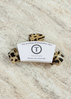 Large Hair Clip | Classic | Blonde Tortoise | Teleties - Teletie Classic Hair Clip - Jimberly's Boutique - Olive Branch - Mississippi