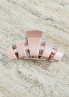 Large Hair Clip | Classic | Pearly Pink | Teleties - Teletie Classic Hair Clip - Jimberly's Boutique - Olive Branch - Mississippi