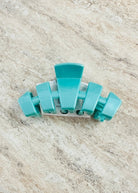 Large Hair Clip | Classic | totally Turquoise | Teleties - Teletie Classic Hair Clip - Jimberly's Boutique - Olive Branch - Mississippi