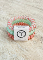 Large Teleties Hair Ties - Calming Coral - Teleties Hair Ties - Jimberly's Boutique - Olive Branch - Mississippi