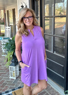 Lavender Tank Dress Dear Scarlett - Casual Dress -Jimberly's Boutique-Olive Branch-Mississippi