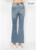 Leigh | Med Wash Short Bootcut | Judy Blue Jeans - jeans - Jimberly's Boutique - Olive Branch - Mississippi