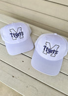 M Tigers White Trucker Cap Hat - Trucker Cap - Jimberly's Boutique - Olive Branch - Mississippi