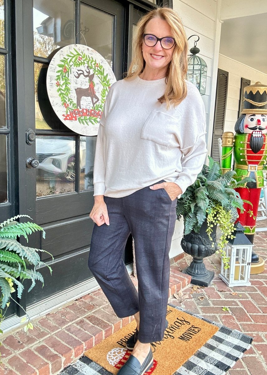 Melange Oversized Sweater - Sand Beige - sweater - Jimberly's Boutique - Olive Branch - Mississippi