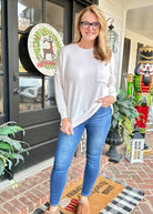 Melange Oversized Sweater - Sand Beige - sweater - Jimberly's Boutique - Olive Branch - Mississippi