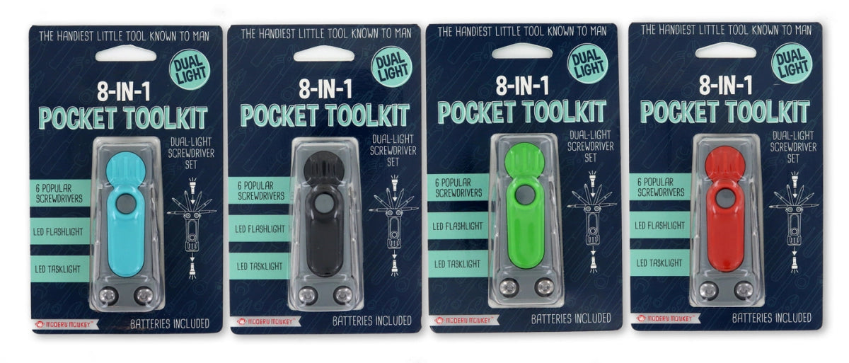 Modern Monkey 8 - in - 1 Pocket Tool kit - tool - Jimberly's Boutique - Olive Branch - Mississippi