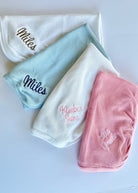 Monogrammed Infant Thermal Blanket - baby blanket - Jimberly's Boutique - Olive Branch - Mississippi