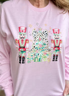 Pink Nutcrackers Christmas Long Sleeve Tee - Graphic Sweatshirt - Jimberly's Boutique - Olive Branch - Mississippi