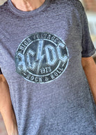 Retro ACDC | High Voltage | Vintage Style - Vintage Style Tee - Jimberly's Boutique - Olive Branch - Mississippi