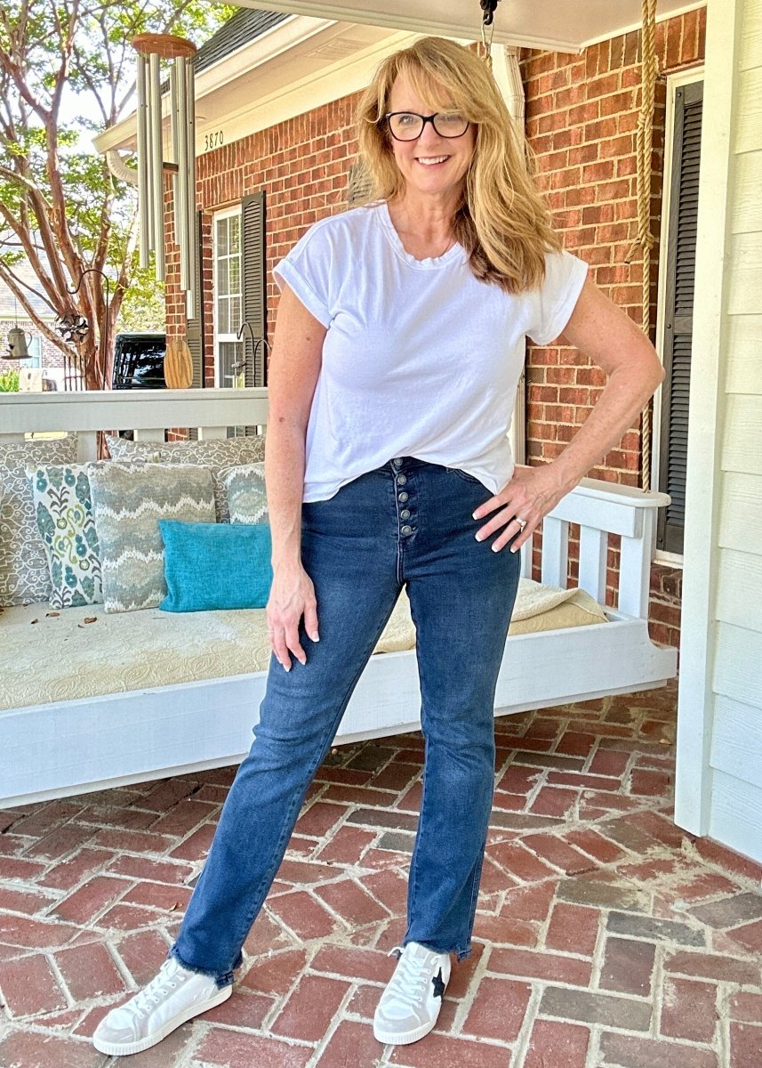 Ridgeland Button Fly | Judy Blue Jeans | Super Dark Wash - jeans - Jimberly's Boutique - Olive Branch - Mississippi