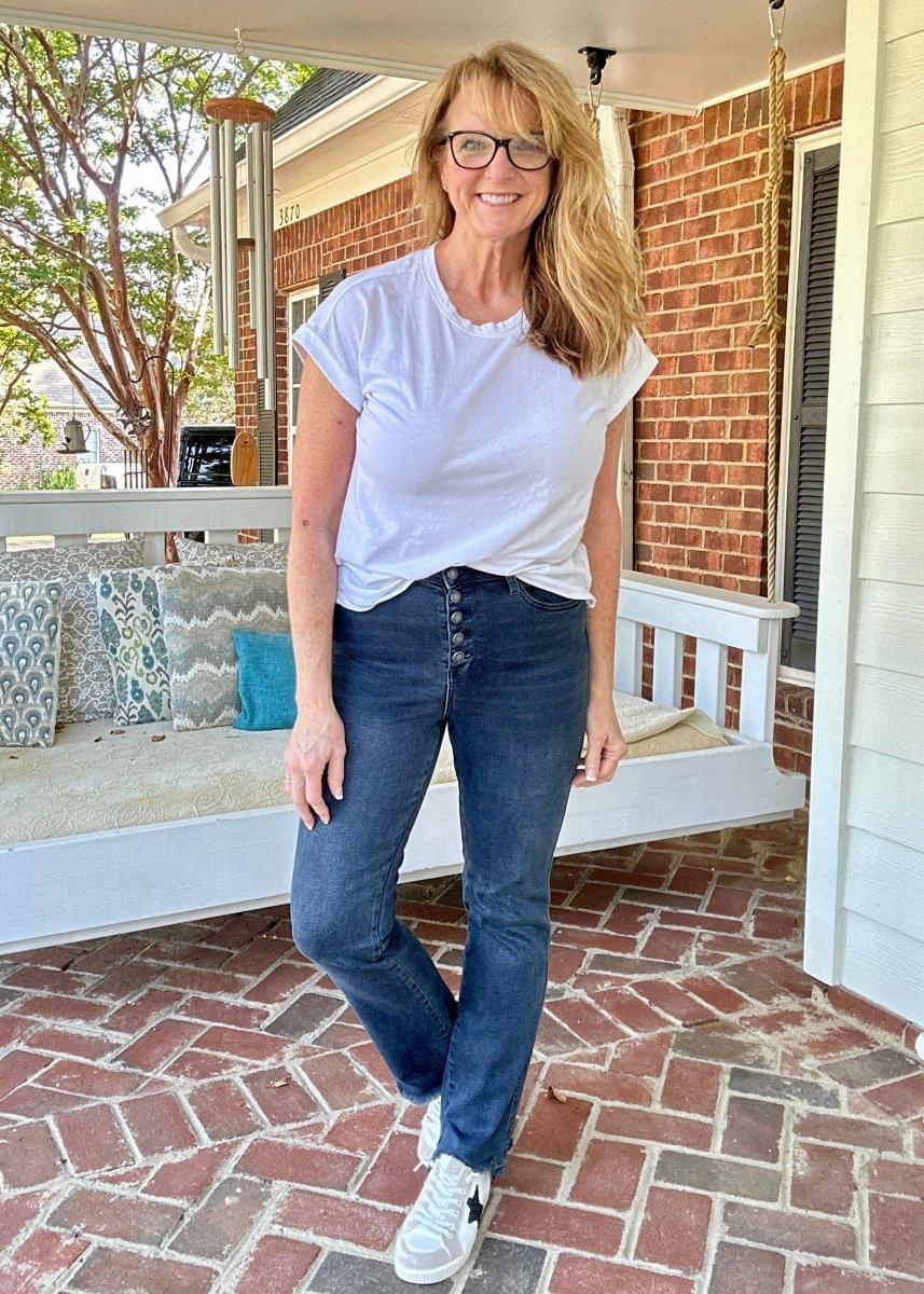 Ridgeland Button Fly | Judy Blue Jeans | Super Dark Wash - jeans - Jimberly's Boutique - Olive Branch - Mississippi