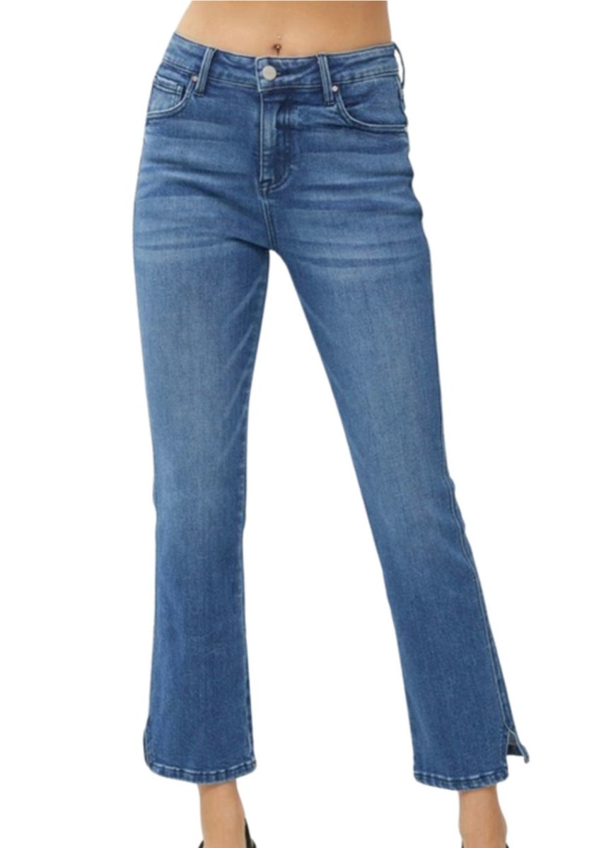 Risen Boulder High Rise Slim Straight Jeans - risen jeans - Jimberly's Boutique - Olive Branch - Mississippi