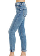 Risen Lakewood High Rise Skinny Roll Up Jeans - risen jeans - Jimberly's Boutique - Olive Branch - Mississippi