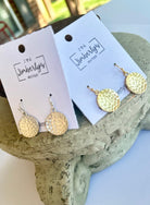 Round Hammer Dangle Earrings - earrings - Jimberly's Boutique - Olive Branch - Mississippi