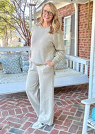 Royce - Henderson Wide Leg Amore Pant - Sand - Royce Pant - Jimberly's Boutique - Olive Branch - Mississippi