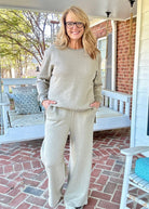 Royce - Henderson Wide Leg Amore Pant - Sand - Royce Pant - Jimberly's Boutique - Olive Branch - Mississippi