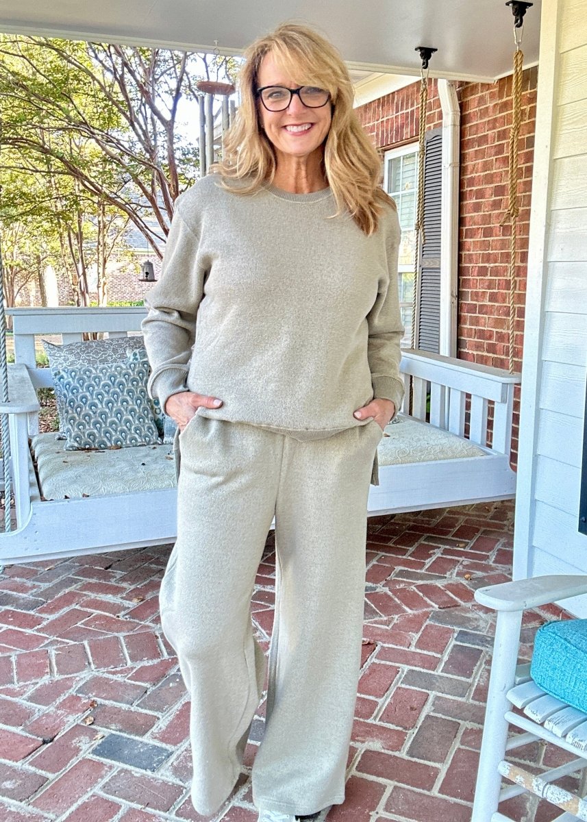 Royce - Henderson Wide Leg Amore Pant - Sand - Royce Pant - Jimberly's Boutique - Olive Branch - Mississippi