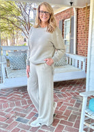 Royce - Henderson Wide Leg Amore Pant - Sand - Royce Pant - Jimberly's Boutique - Olive Branch - Mississippi