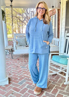 Royce Long Sleeve Hooded Side - Split Pocketed - Bluestone - Harbor Way - Royce Harbor Way - Jimberly's Boutique - Olive Branch - Mississippi