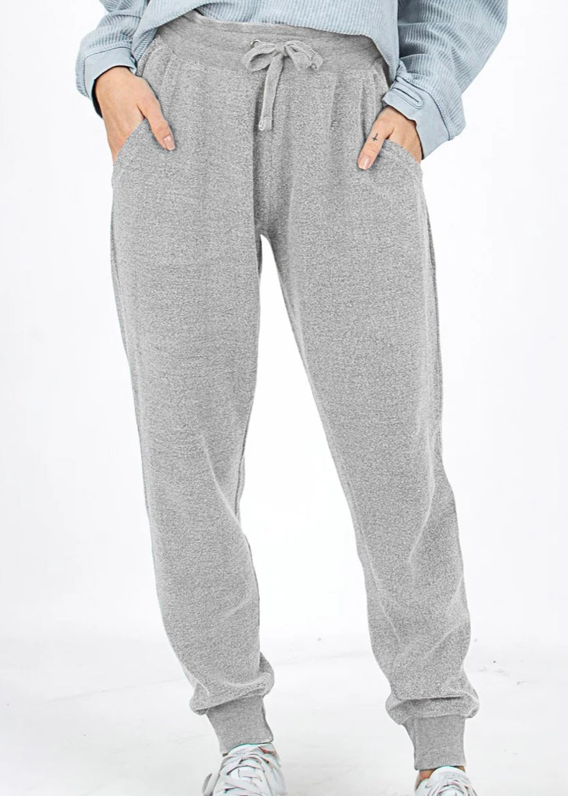 Royce Reversed Out Jogger Pant - Grey - Royce Joggers - Jimberly's Boutique - Olive Branch - Mississippi