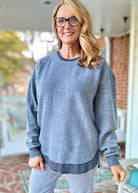 Royce Reversed Out Ponchoville Fleece - Black - Jimberly's Boutique - Olive Branch - Mississippi