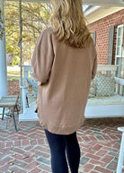 Royce Vee Neck Round Bottom Fleece - Acorn - Royce Fleece - Jimberly's Boutique - Olive Branch - Mississippi