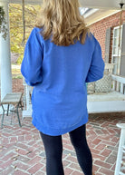 Royce Vee Neck Round Bottom Fleece - Royal - Royce Fleece - Jimberly's Boutique - Olive Branch - Mississippi