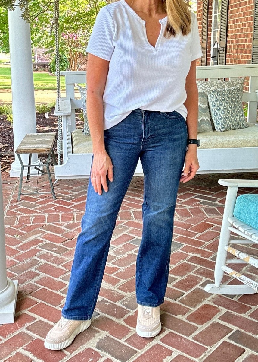 Ruleville Tummy Control Classic Straight Jeans | Judy Blue - Jimberly's Boutique - Olive Branch - Mississippi