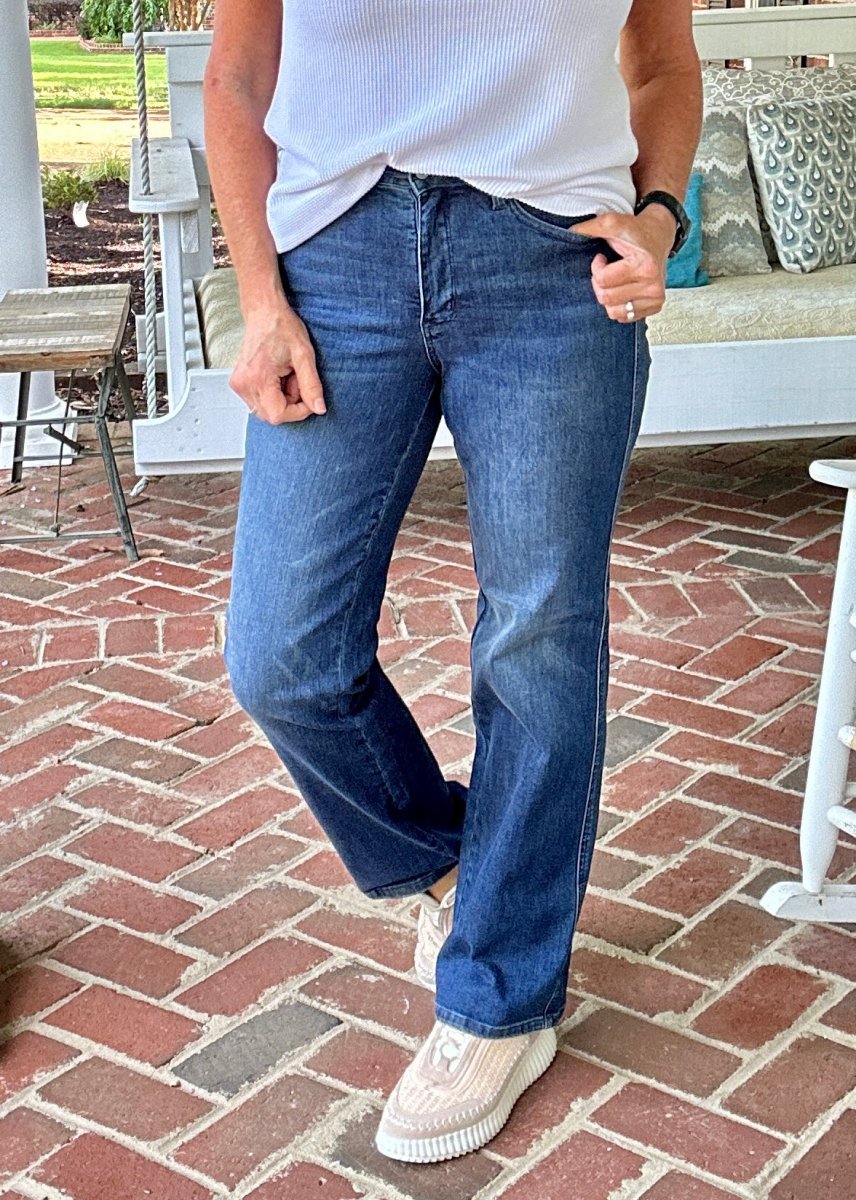 Ruleville Tummy Control Classic Straight Jeans | Judy Blue - Jimberly's Boutique - Olive Branch - Mississippi