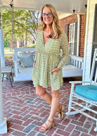 Sage Garden Lined Dress - dress - Jimberly's Boutique - Olive Branch - Mississippi