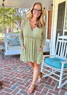 Sage Garden Lined Dress - dress - Jimberly's Boutique - Olive Branch - Mississippi