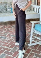 Scuba Drawstring Pants - Black | Zenana - casual pants - Jimberly's Boutique - Olive Branch - Mississippi