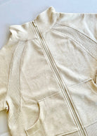 Scuba Full Zip Jacket - Heather Beige | Zenana - Jacket - Jimberly's Boutique - Olive Branch - Mississippi