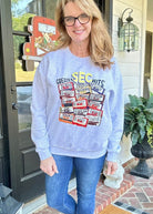 SEC Greatest Hits Sweatshirt - Light Grey - Graphic Sweatshirt - Jimberly's Boutique - Olive Branch - Mississippi