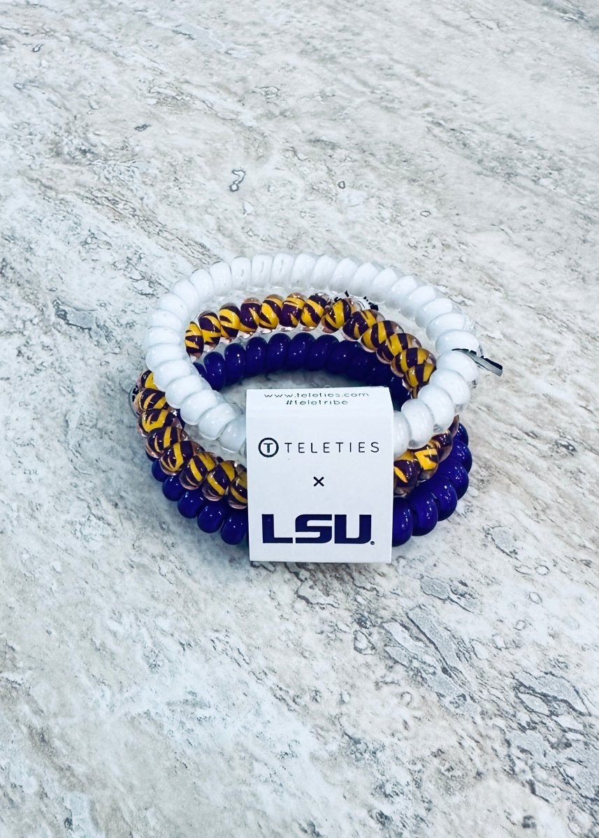 Small | Teleties | Hair Ties | LSU - Teleties Hair Ties - Jimberly's Boutique - Olive Branch - Mississippi